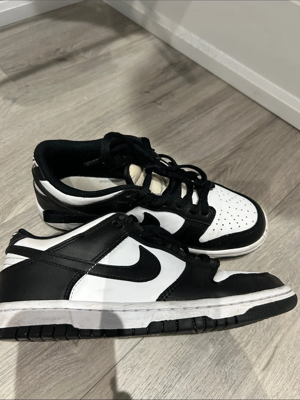 Nike Panda Dunks - Black & White Low-Top Sneakers - Picture 3 of 5